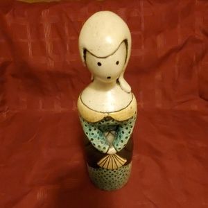 Folk Art Woman Sculpture